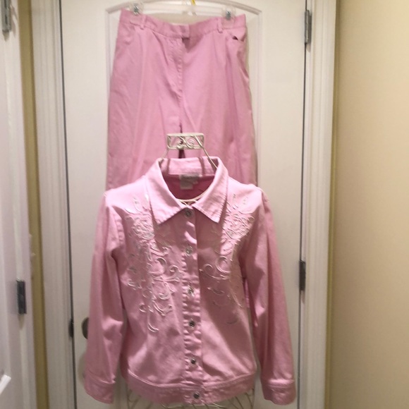Great Cavalier Pink Pantsuit SIZE PL - Picture 1 of 7